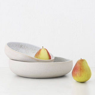 ROBERT GORDON  |  SERVING BOWL BUNDLE x2  |  GARDEN TO TABLE  |  NATURAL STONEWARE
