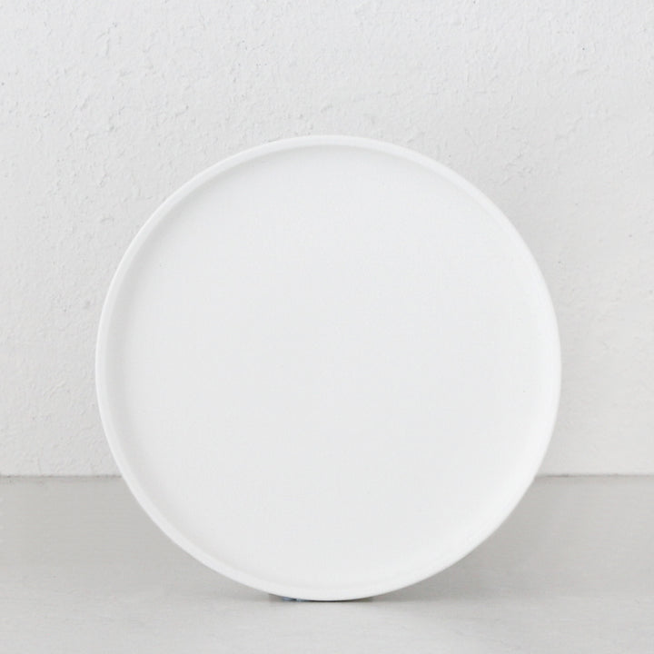 LBD EXCLUSIVE  |  ROBERT GORDON | PLATFORM DINNER PLATE | WHITE