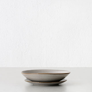 ROBERT GORDON MASON  |  PASTA BOWL + SIDE PLATE SET  | PIERS KHAKI