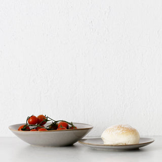 ROBERT GORDON MASON  |  PASTA BOWL + SIDE PLATE SET  | PIERS KHAKI