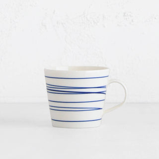 ROYAL DOULTON | MUG | BLUE STRIPE ON WHITE