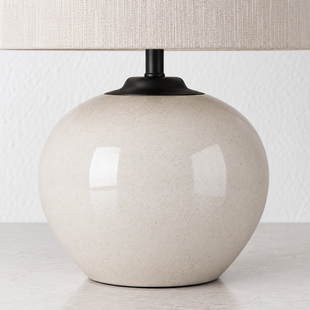 RIVABELLA TABLE LAMP  |  54CM  |  BEIGE CERAMIC