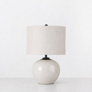 RIVABELLA TABLE LAMP  |  54CM  |  BEIGE CERAMIC
