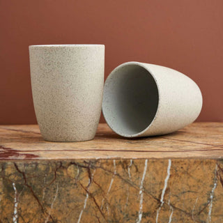 ROBERT GORDON  |  LATTE MUG  |  SET OF 2 |  GARDEN TO TABLE  |  NATURAL STONEWARE