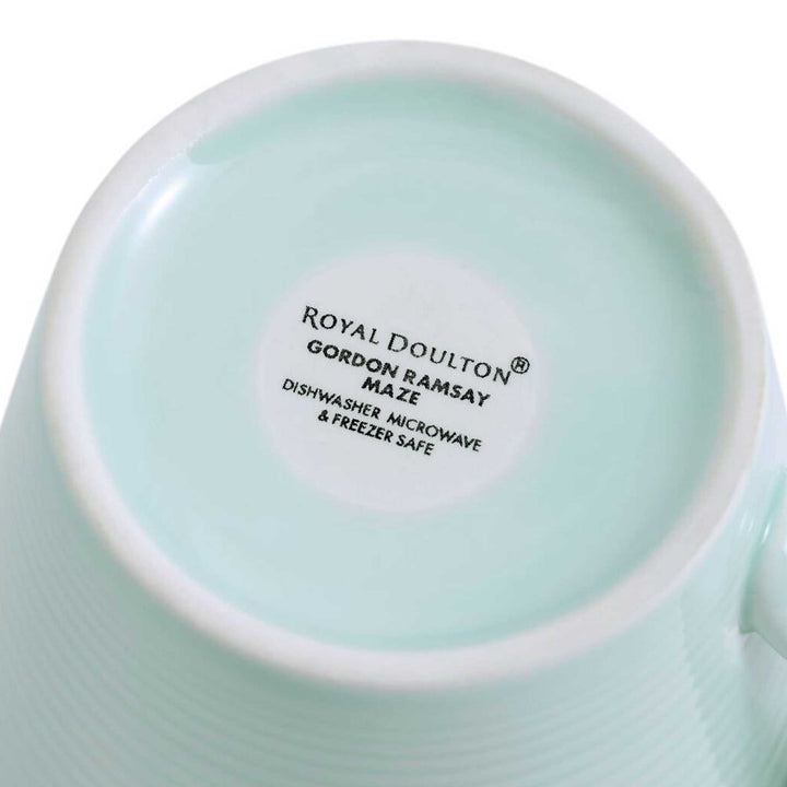 ROYAL DOULTON  | GORDON RAMSAY MUG BUNDLE X4  |  400ML  |  MAZE BLUE