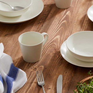 ROYAL DOULTON  | GORDON RAMSAY MUG BUNDLE X4  |  400ML  |  MAZE WHITE