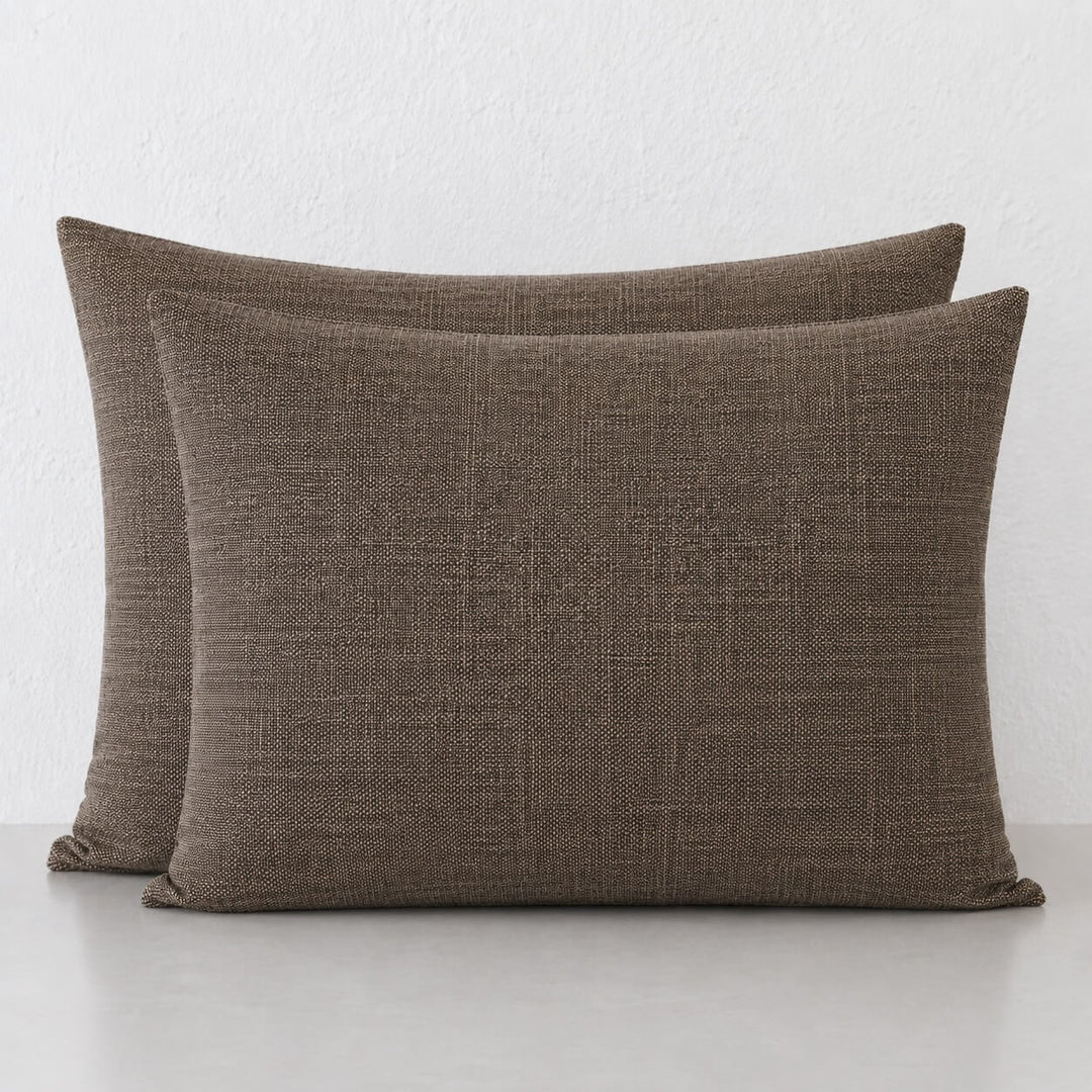 SAN ANDREAS OUTDOOR SCATTER CUSHION BUNDLE X2  |  50 X 60  |  VIENNA TARMAC