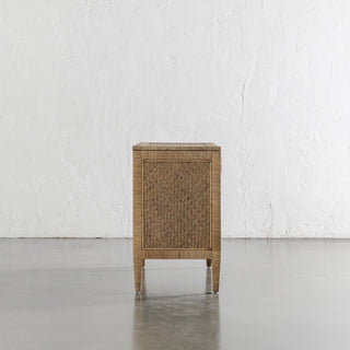 SAN AUGUSTINE RATTAN HERRING WEAVE  |  CHEST OF DRAWERS  |  NATURAL RATTAN