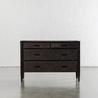 SAN AUGUSTINE RATTAN HERRING WEAVE  |  CHEST OF DRAWERS  |  NIGHT SKY RATTAN