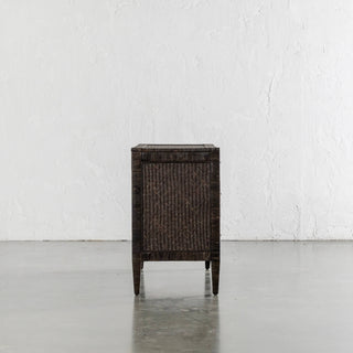 SAN AUGUSTINE RATTAN HERRING WEAVE  |  CHEST OF DRAWERS  |  NIGHT SKY RATTAN