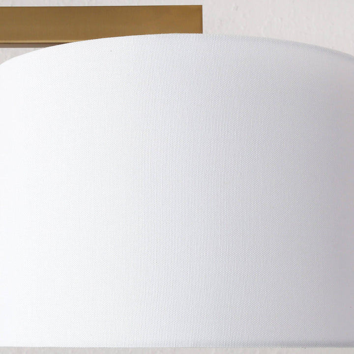 SANTANA TABLE LAMP  |  56CM  |  ANTIQUE BRASS + WHITE LINEN