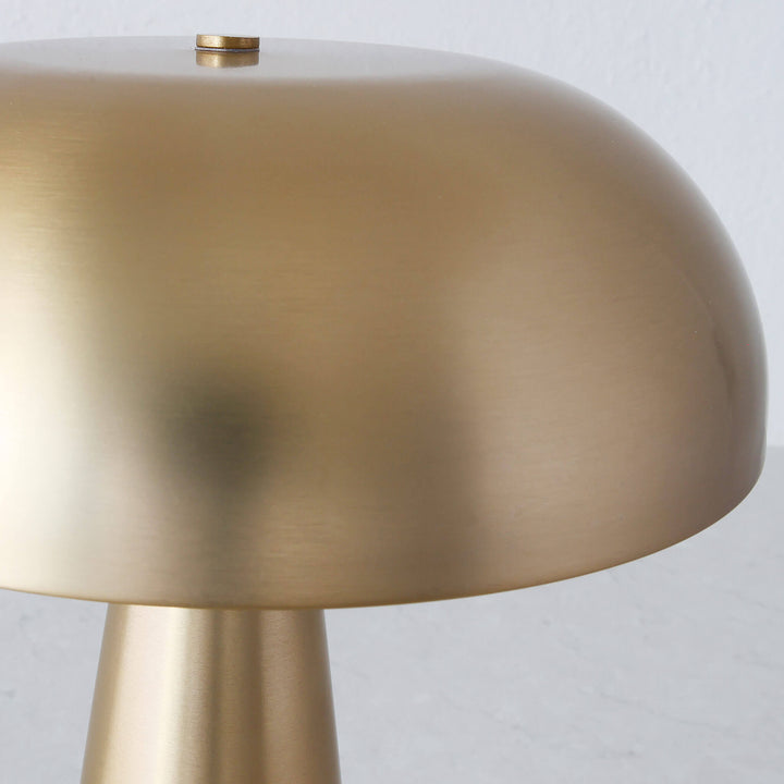 SANTA ANTONIO DOME LED RECHARGEABLE LAMP  |  35CM  |  ANTIQUE BRASS