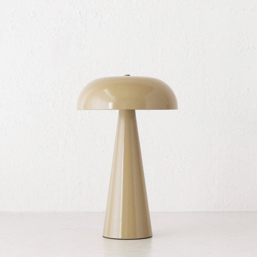 SANTA ANTONIO DOME LED RECHARGEABLE LAMP  |  35CM  |  TAUPE