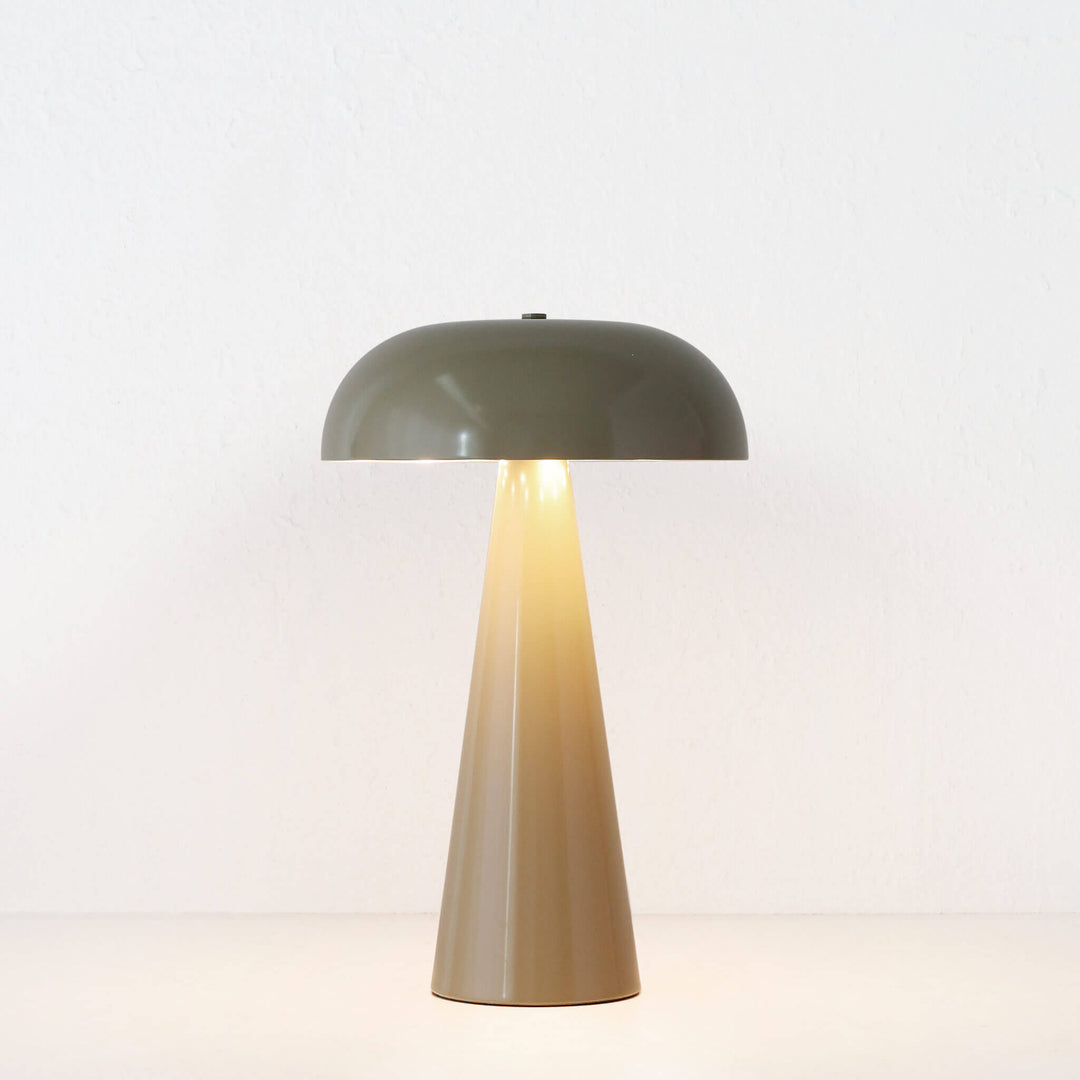SANTA ANTONIO DOME LED RECHARGEABLE LAMP  |  35CM  |  TAUPE