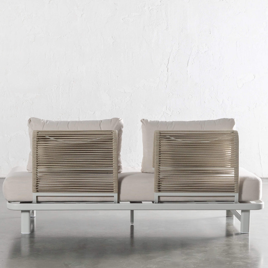 SANTA LUCIA OUTDOOR 4 PIECE BUNDLE  |  LIMED GREY FRAME + TAUPE DUSK FABRIC