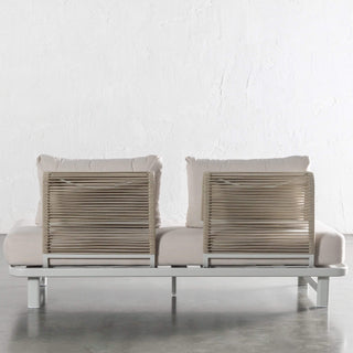 SANTA LUCIA OUTDOOR 4 PIECE BUNDLE  |  LIMED GREY FRAME + TAUPE DUSK FABRIC