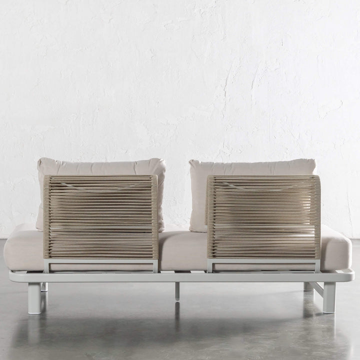 SANTA LUCIA OUTDOOR 4 PIECE BUNDLE  |  LIMED GREY FRAME + TAUPE DUSK FABRIC