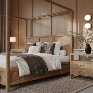 SAN_AUGUSTINE_RATTAN_HERRING_WEAVE___NIGHTSTAND_DOUBLE_DRAWER___NATURAL_RATTAN_4_POSTED_BED