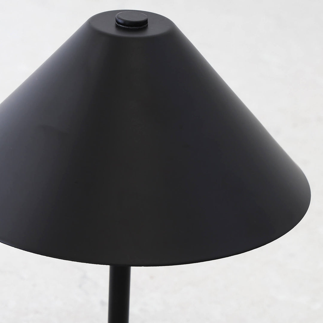 SAN CARLO LED RECHARGEABLE INDOOR/OUTDOOR LAMP  |  21CM  |  MATTE BLACK
