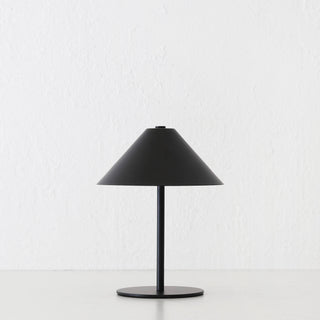 SAN CARLO LED RECHARGEABLE INDOOR/OUTDOOR LAMP  |  21CM  |  MATTE BLACK