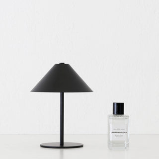 SAN CARLO LED RECHARGEABLE INDOOR/OUTDOOR LAMP  |  21CM  |  MATTE BLACK