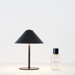 SAN CARLO LED RECHARGEABLE INDOOR/OUTDOOR LAMP  |  21CM  |  MATTE BLACK