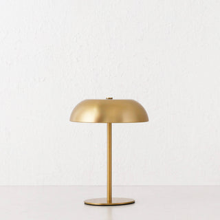 SAO MARTINHO DOME LED RECHARGEABLE INDOOR/OUTDOOR LAMP  |  21CM  |  ANTIQUE BRASS