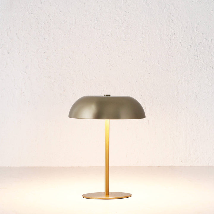 SAO MARTINHO DOME LED RECHARGEABLE INDOOR/OUTDOOR LAMP  |  21CM  |  ANTIQUE BRASS