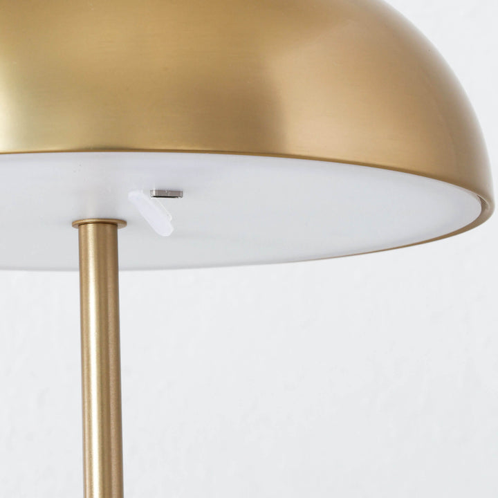 SAO MARTINHO DOME LED RECHARGEABLE INDOOR/OUTDOOR LAMP  |  21CM  |  ANTIQUE BRASS