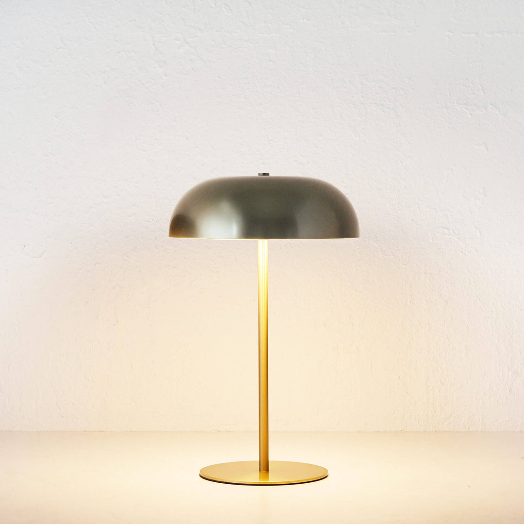 SAO MARTINHO DOME LED RECHARGEABLE LAMP  |  35CM  |  ANTIQUE BRASS