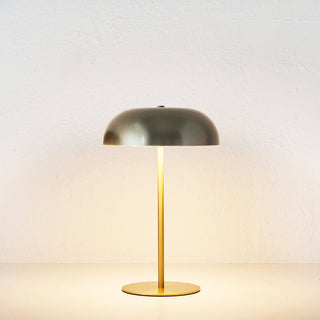 SAO MARTINHO DOME LED RECHARGEABLE LAMP  |  35CM  |  ANTIQUE BRASS