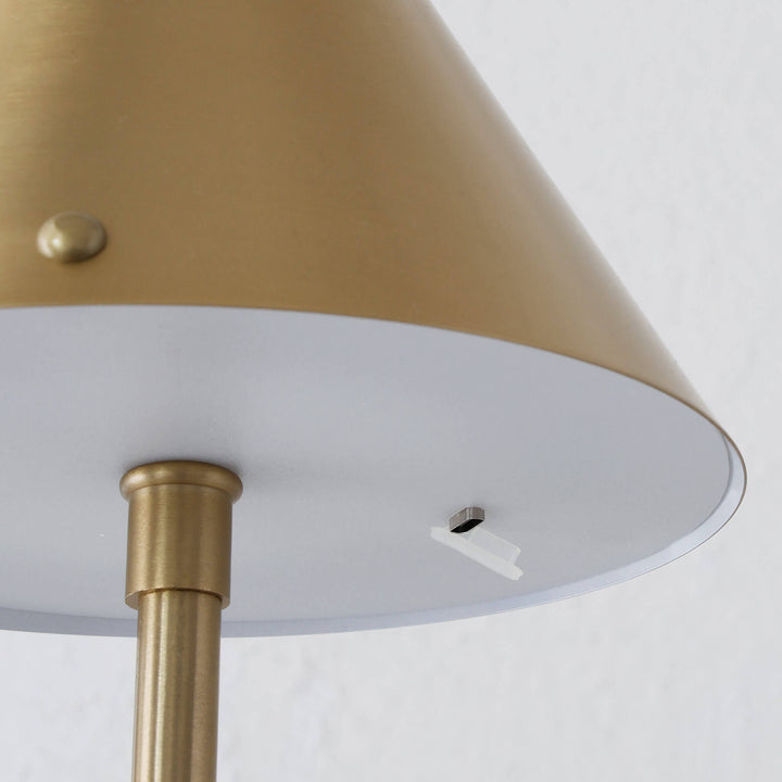 SAO VICENTE LED RECHARGEABLE LAMP BUNDLE X2  |  45CM  |  ANTIQUE BRASS