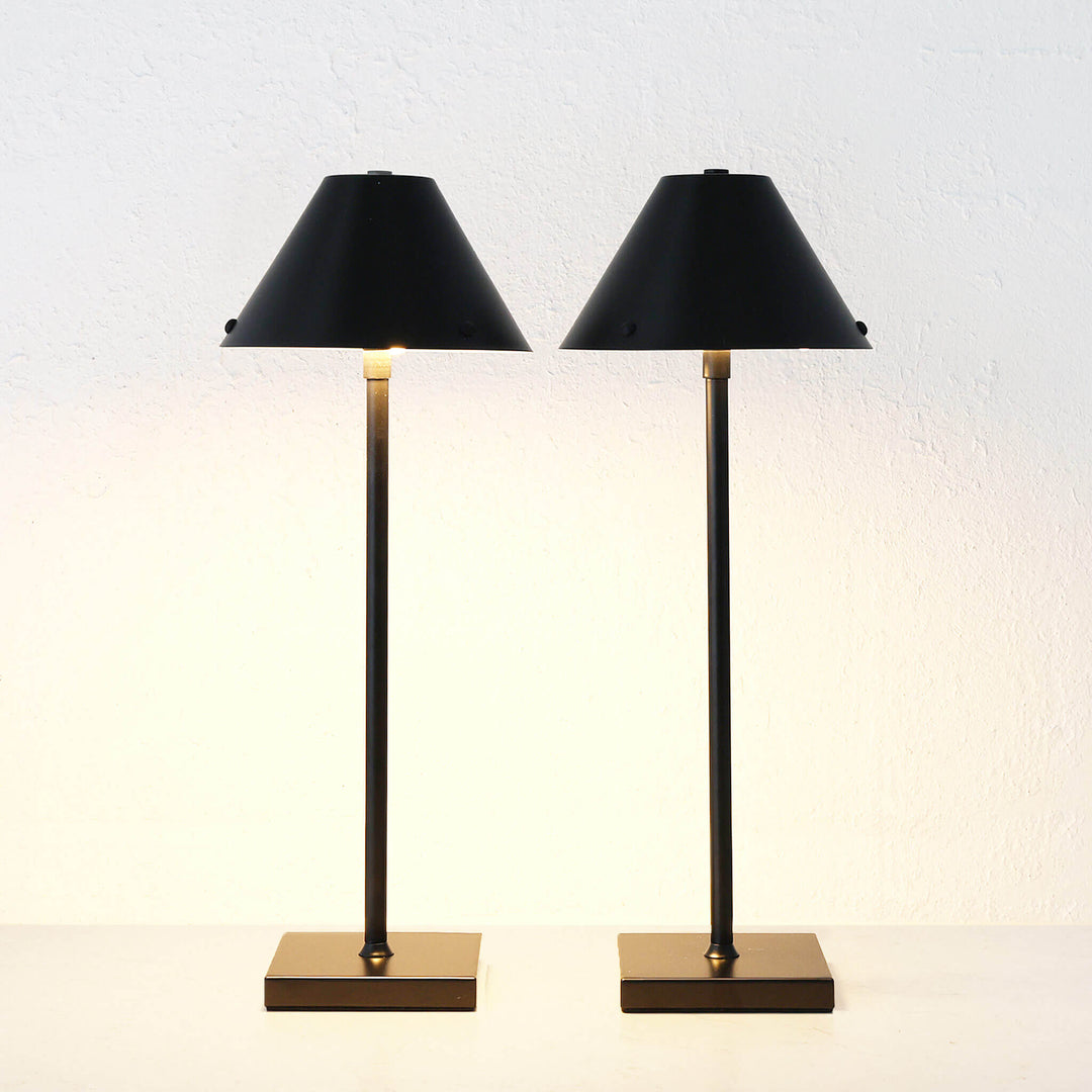 SAO VICENTE LED RECHARGEABLE LAMP BUNDLE X2  |  45CM  |  MATTE BLACK