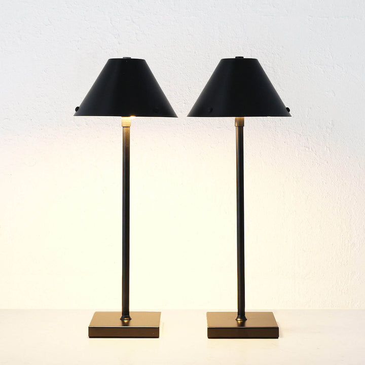 SAO VICENTE LED RECHARGEABLE LAMP BUNDLE X2  |  45CM  |  MATTE BLACK