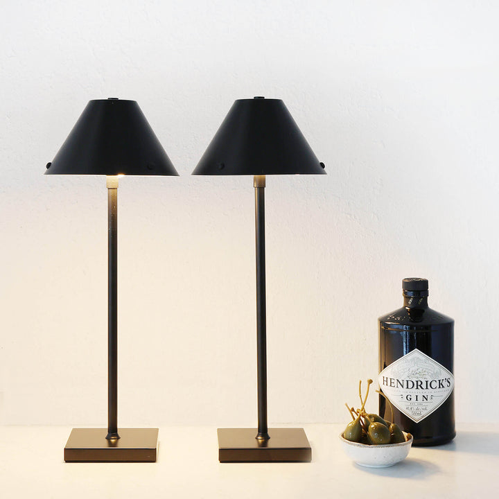 SAO VICENTE LED RECHARGEABLE LAMP BUNDLE X2  |  45CM  |  MATTE BLACK