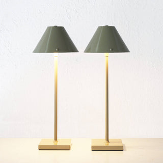 SAO VICENTE LED RECHARGEABLE LAMP BUNDLE X2  |  45CM  |  TAUPE