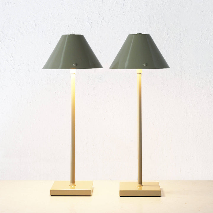 SAO VICENTE LED RECHARGEABLE LAMP BUNDLE X2  |  45CM  |  TAUPE