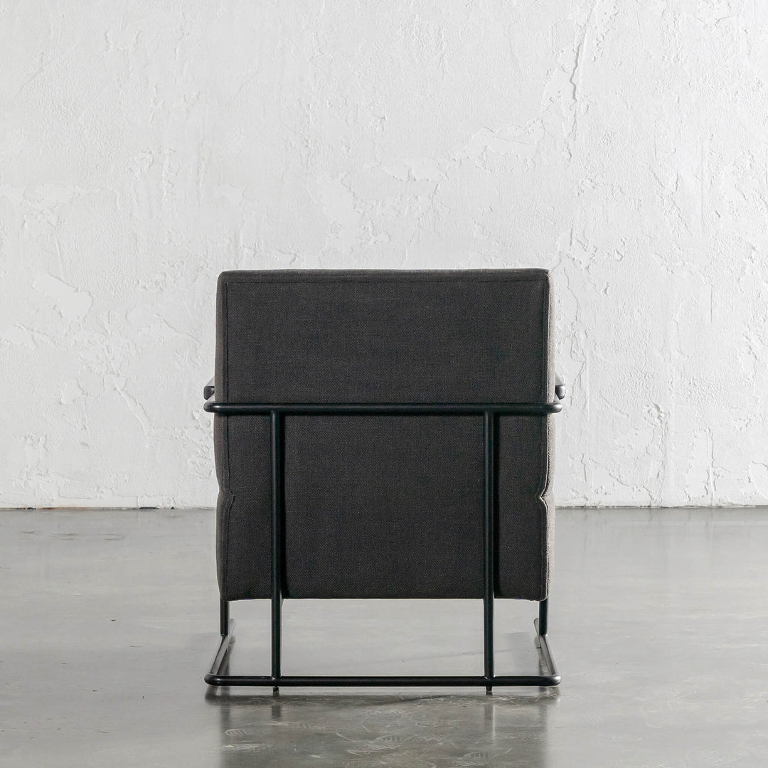 SAUVAGE BANNA ARMCHAIR | BLACK