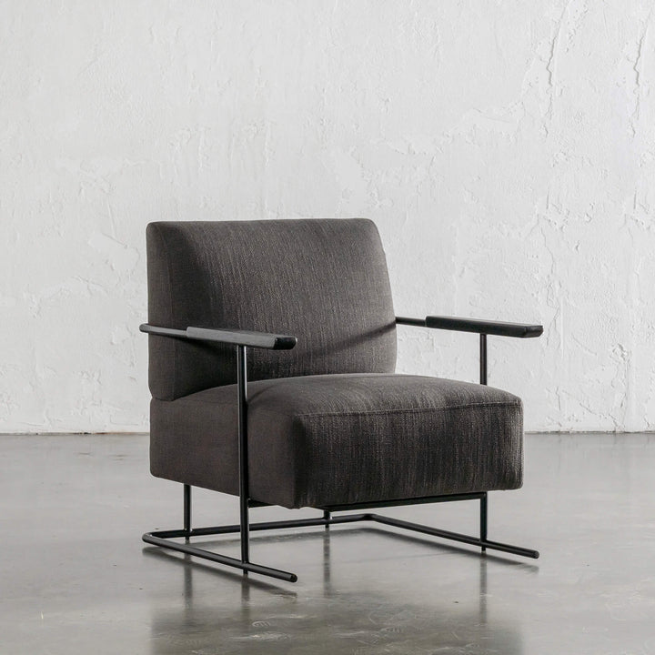 SAUVAGE BANNA ARMCHAIR | BLACK