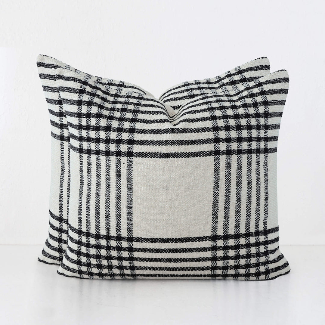 SERRAVILLE CUSHION BUNDLES | BLACK STRIPE + NATURAL | 50X50