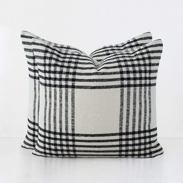 SERRAVILLE CUSHION BUNDLES | BLACK STRIPE + NATURAL | 50X50