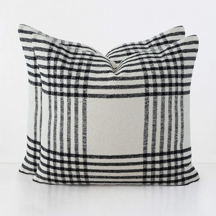 SERRAVILLE CUSHION BUNDLES | BLACK STRIPE + NATURAL | 60X60