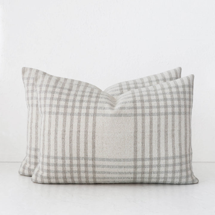 SERRAVILLE CUSHION BUNDLES | DOVE GREY STRIPE + NATURAL | 40X60