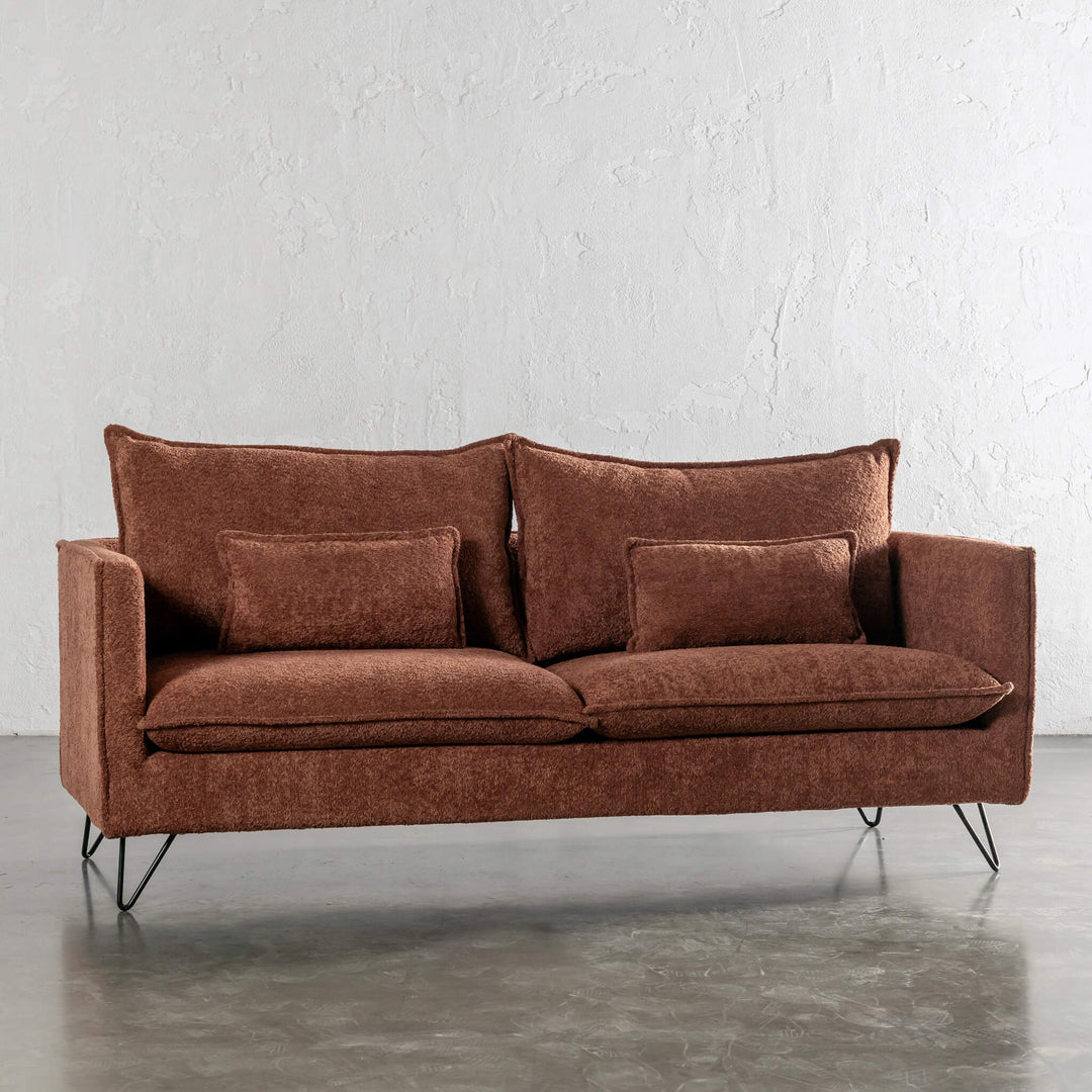 SEVILLA 2.5 SEATER SOFA  |  CARMEN RUST BOUCLE