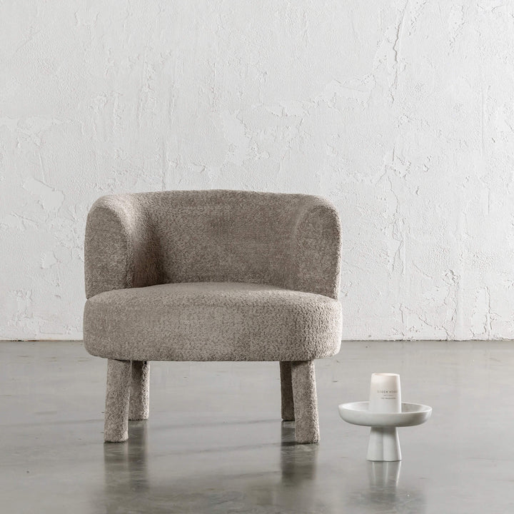 SEVILLA CURVE ARMCHAIR | SAHARA DUNE BOUCLE