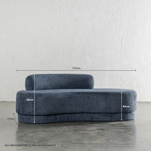 SEVILLA CURVE DAYBED | REEF NAVY BOUCLE | MEASUREMENTS