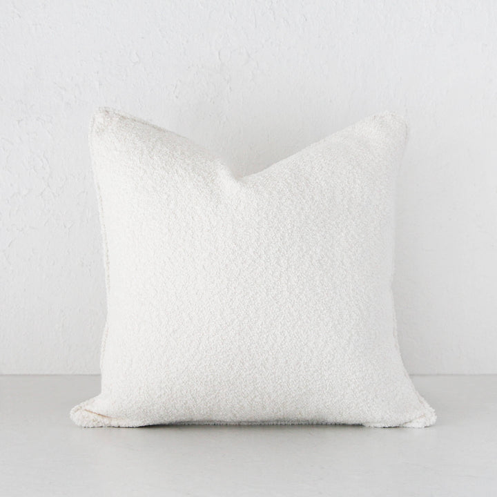 SEVILLA CUSHION BUNDLE X2  |  40 X 60 + 50 X 50  |  TERRACE WHITE BOUCLE