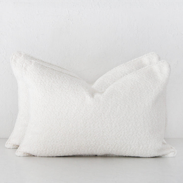 SEVILLA CUSHION BUNDLE X2  | 40 X 60  | TERRACE WHITE BOUCLE