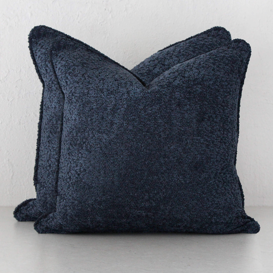 SEVILLA CUSHION BUNDLE X2  |  60 X 60  |  REEF NAVY BOUCLE