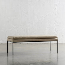 SEVILLA MODERNA CUSHION TOP BENCH UNSTYLED  |  STOWE SAND